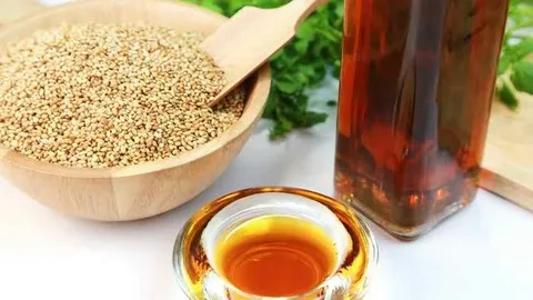 تصویر 1 از روغن کنجد پرس سرد زرآوه با خواص درمانی